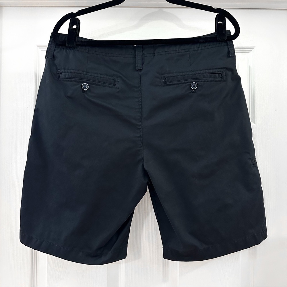 English Laundry Flat Front Tech Golf Shorts Black sz 34 - Picture 2 of 5